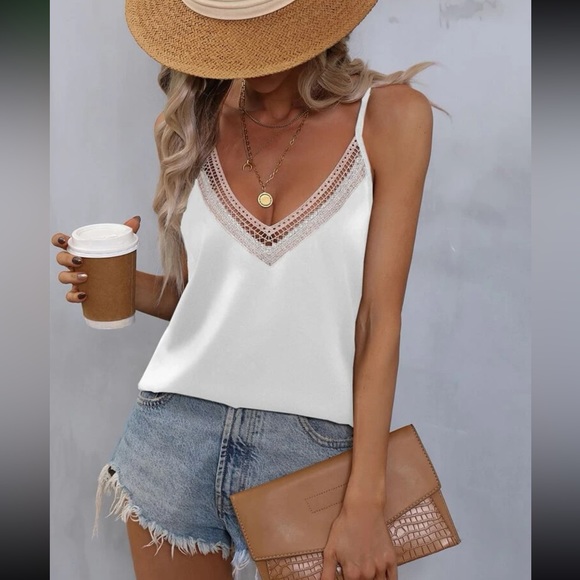 Black Embellished Fitted Camisole - Picture 4 of 14